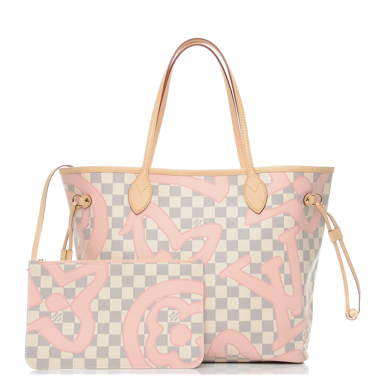 Louis Vuitton Damier Azur Tahitienne Neverfull MM 1 of 10