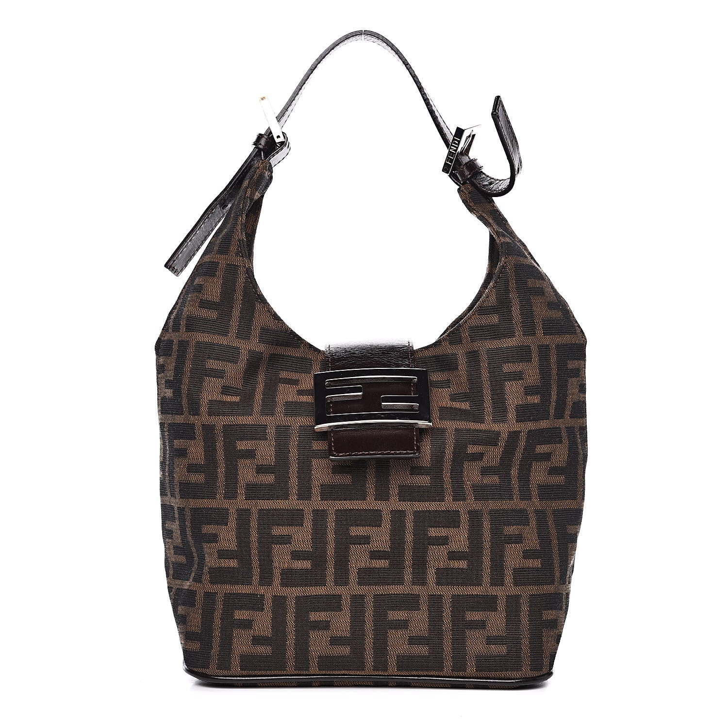 Fendi Zucca Mini Shoulder Bag Tobacco 1 of 8