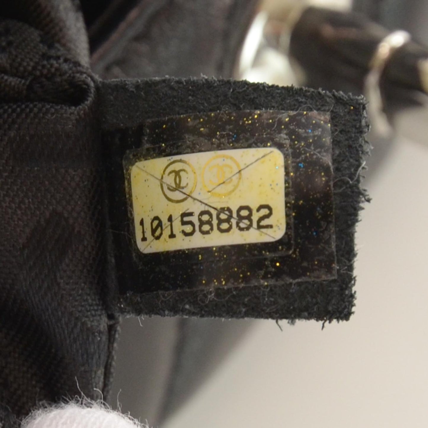 Lambskin Quilted CC Turnlock Flap Shoulder Bag Black