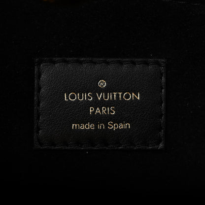 Louis Vuitton Calfskin Monogram On My Side PM Black 6 of 10