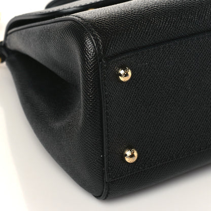 Dolce & Gabbana Dauphine Small Miss Sicily Satchel Black 6 of 10