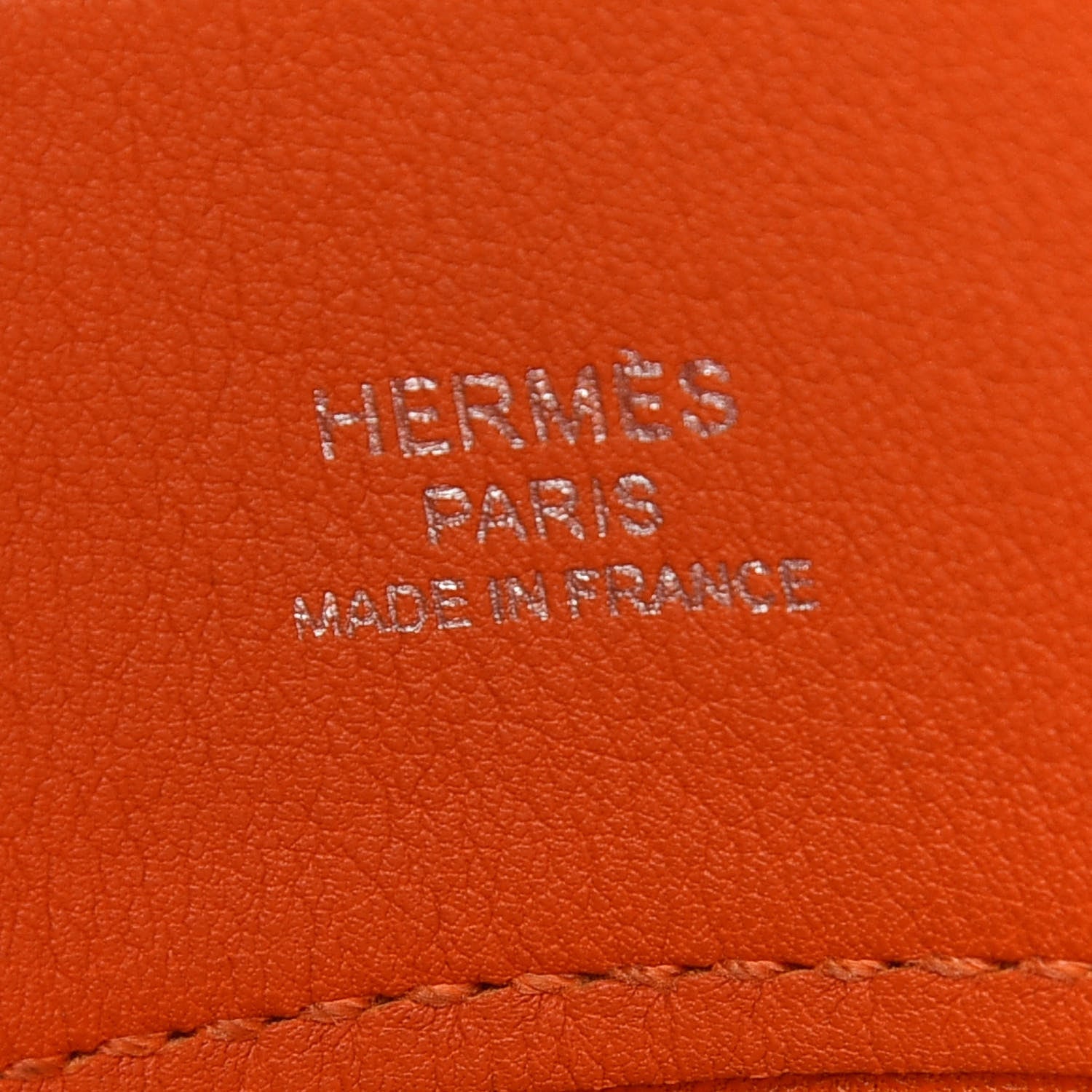 Hermes Milo Lambskin Swift Mini Aline Orange 6 of 9