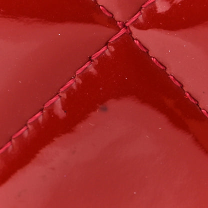 Chanel Patent Quilted Jumbo Double Flap Red 11 of 11