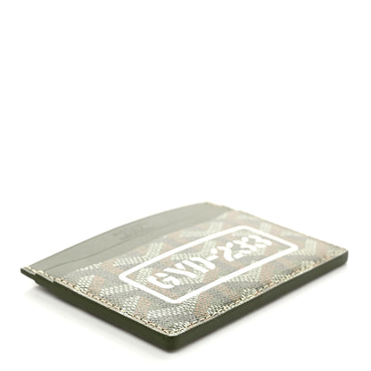 Goyard Goyardine Saint Sulpice Card Holder Khaki 4 of 7