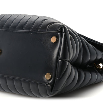 Saint Laurent Calfskin Y Quilted Monogram Large Loulou Chain Satchel Black 11 of 11