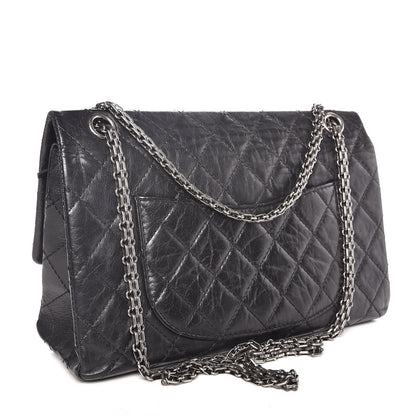Chanel Aged Calfskin Quilted 2.55 Reissue 226 Flap Black 3 of 8