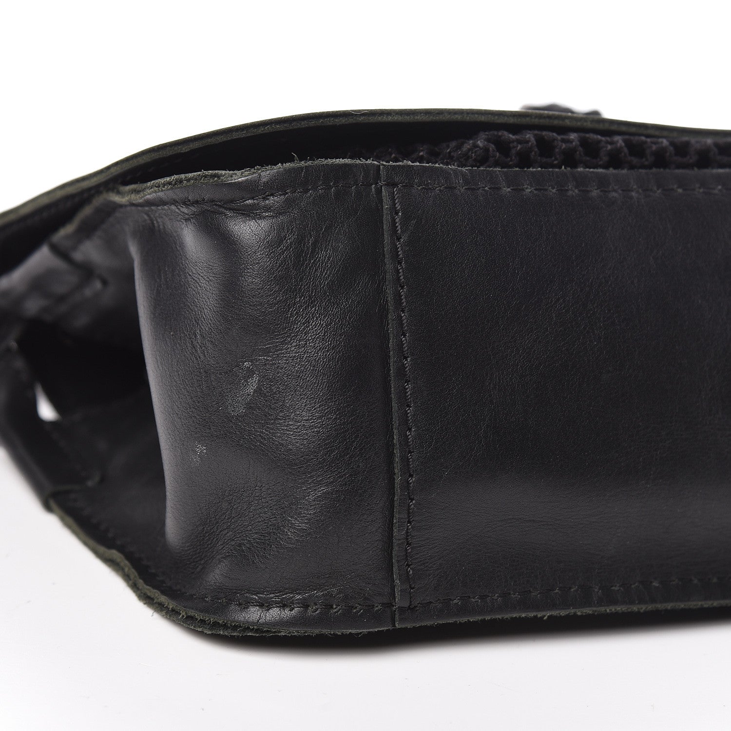 Chanel Calfskin Stitched Small Highlander Messenger Black 14 of 15