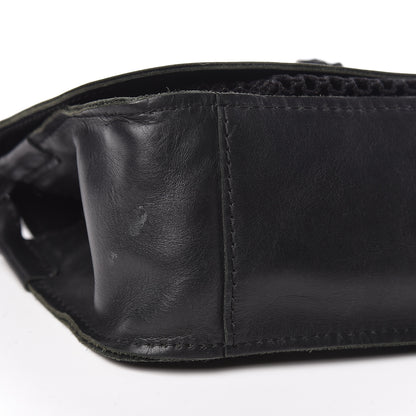 Chanel Calfskin Stitched Small Highlander Messenger Black 14 of 15