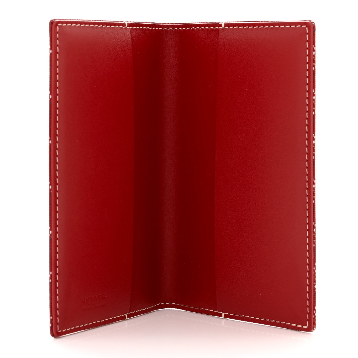 Goyard Goyardine Passport Wallet Red 5 of 6