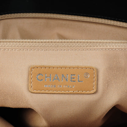 Chanel Glazed Calfskin Quilted Large Mademoiselle East West Flap Black 6 of 7