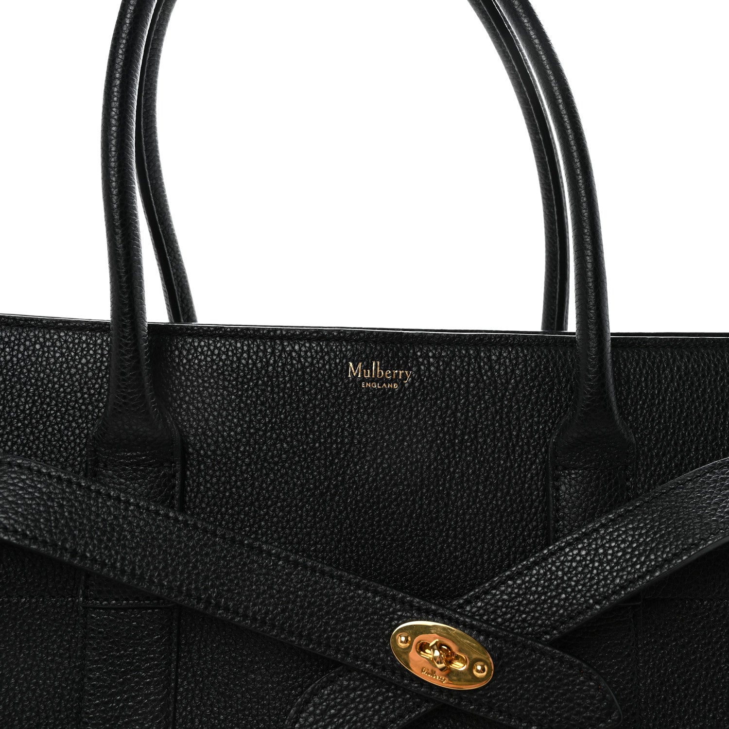Mulberry Small Classic Grain Small Zipped Bayswater Black 7 of 9
