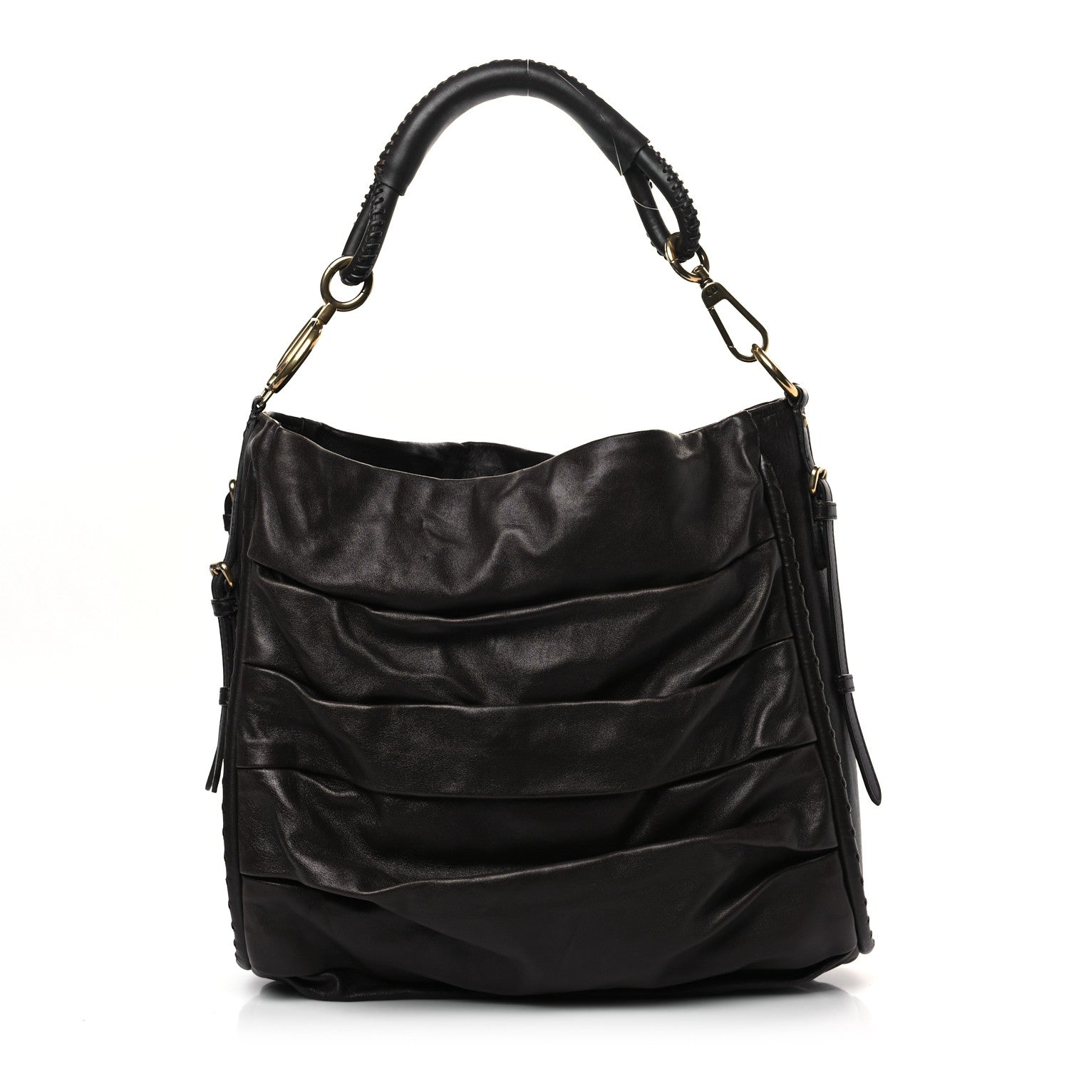 Christian Dior Lambskin Medium Libertine Hobo Brown 1 of 10