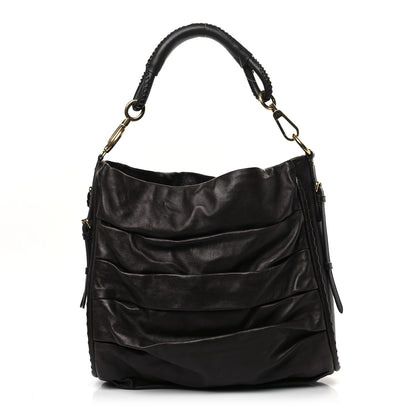 Christian Dior Lambskin Medium Libertine Hobo Brown 1 of 10