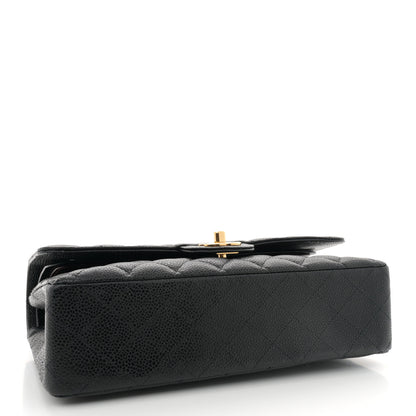 Chanel Caviar Quilted Medium Double Flap Black 4 of 12