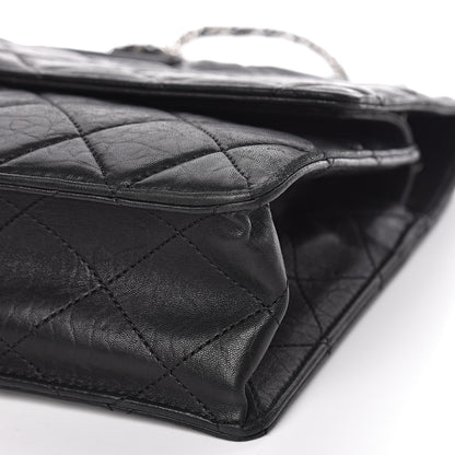 Chanel Washed Lambskin Maxi Take Away Flap Bag Black 19 of 20