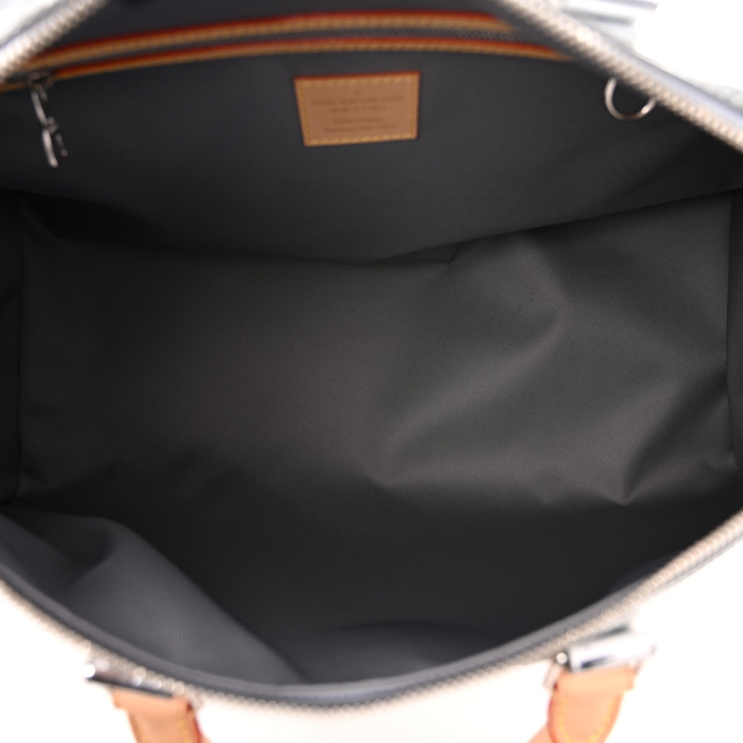 Louis Vuitton Monogram Mirror Keepall Bandouliere 50 Silver 4 of 9