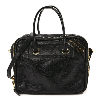 Balenciaga Agneau S Blanket Square Tote Black 1 of 11