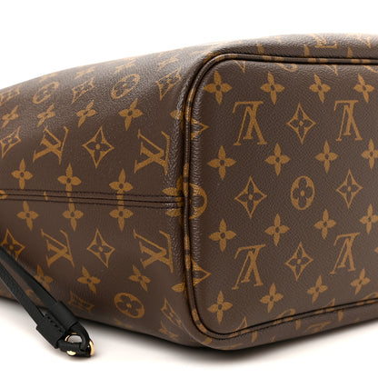 Louis Vuitton Monogram Calfskin Neo Neverfull Inside Out MM Black 10 of 11