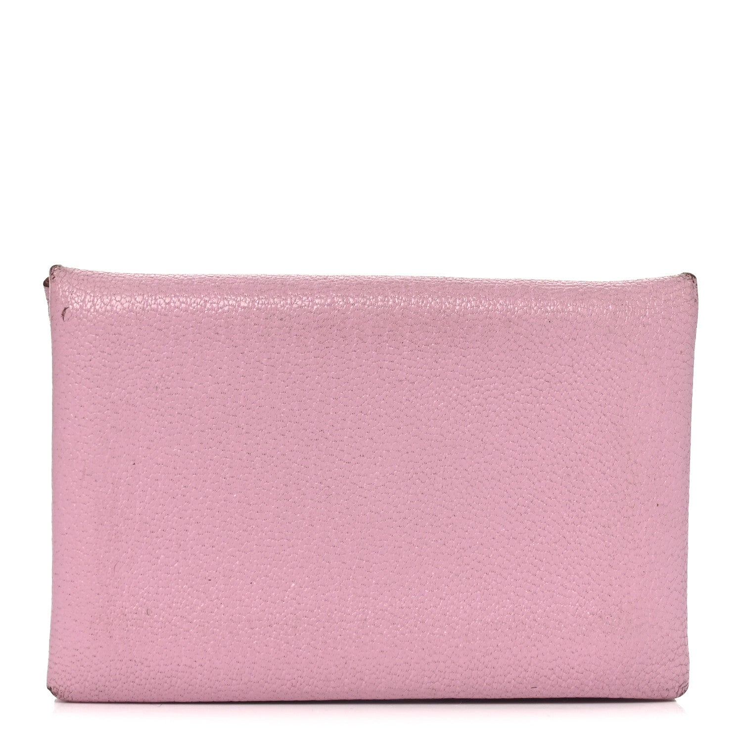 Hermes Chevre Mysore Calvi Card Case Mauve Sylvestre 1 of 9
