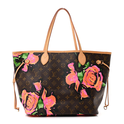 Louis Vuitton Monogram Roses Neverfull MM 1 of 9