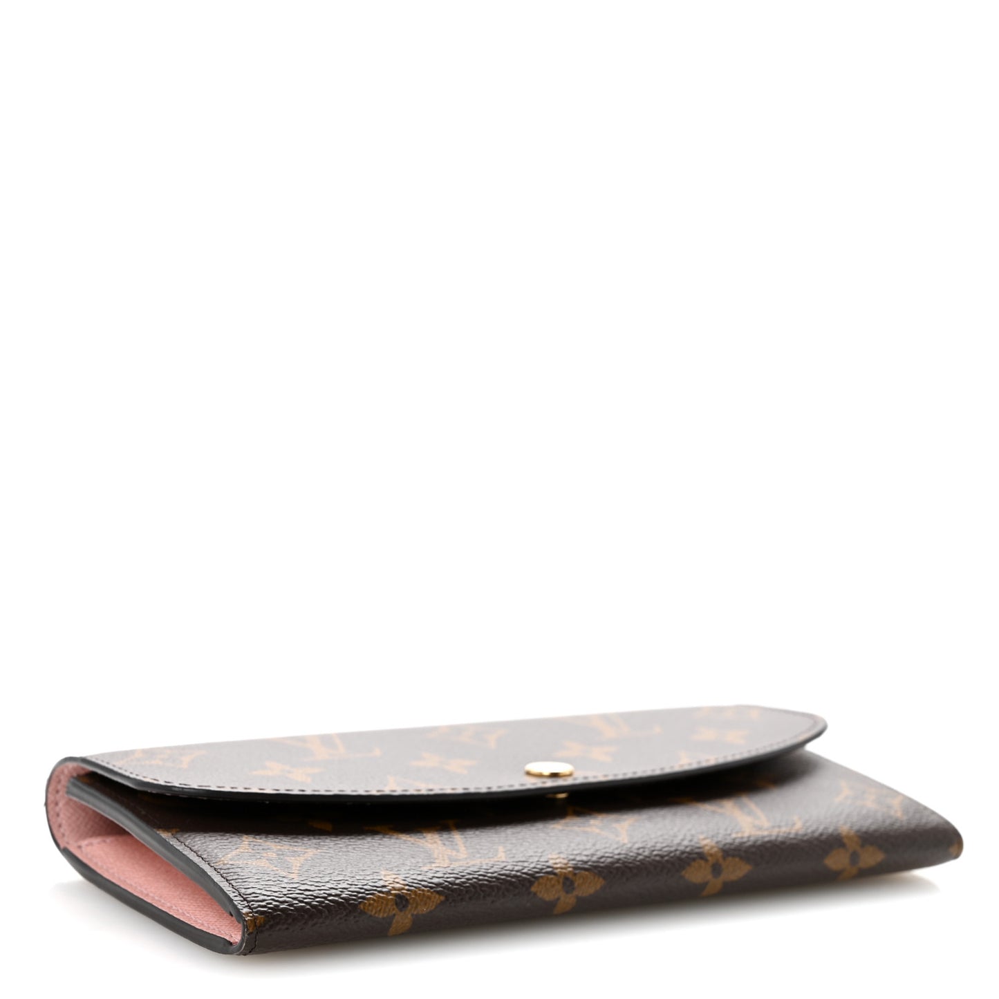 Monogram Emilie Wallet Rose Ballerine