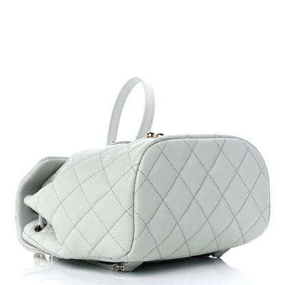 Chanel Caviar Quilted Mini Urban Spirit Backpack Light Blue 3 of 9