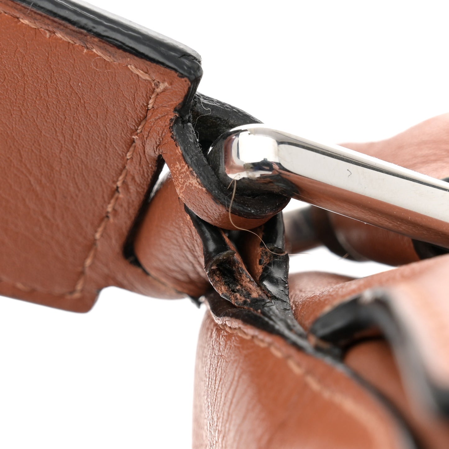 Calfskin Medium Puzzle Bag Tan