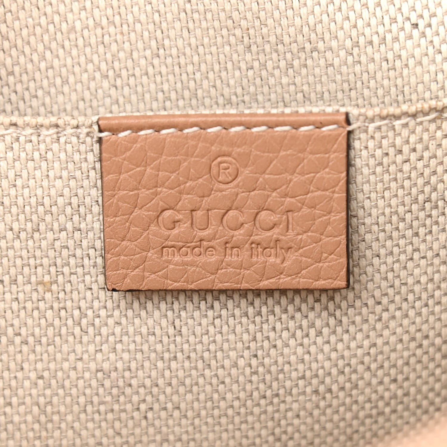Gucci Pebbled Calfskin Small Soho Disco Bag Camelia 6 of 12