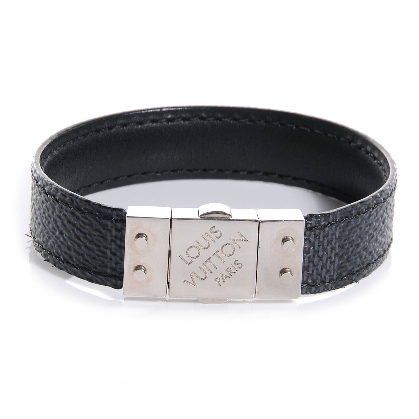 Damier Graphite Check It Reversible Bracelet