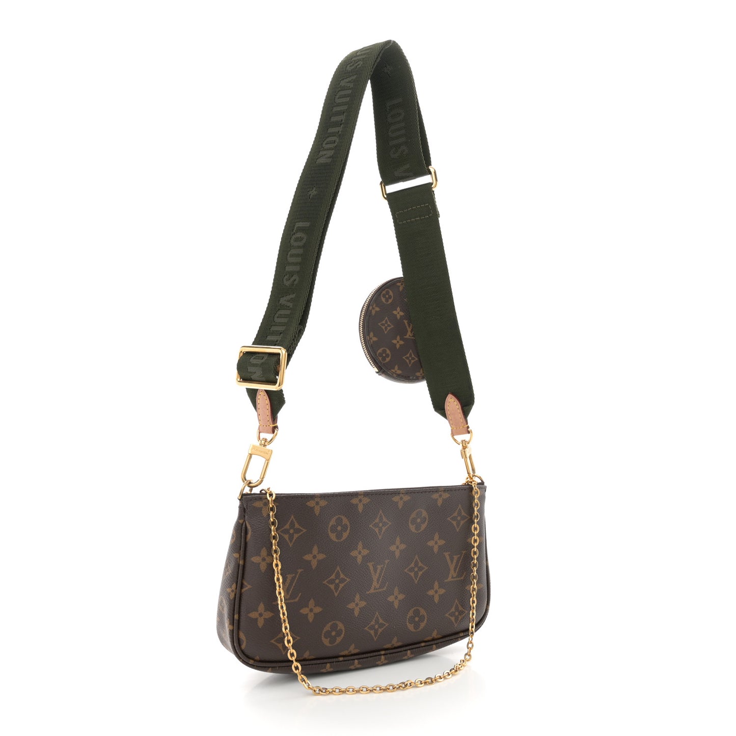 Monogram Multi Pochette Accessories Kaki