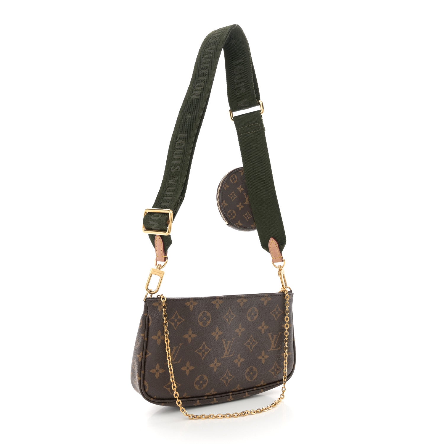 Louis Vuitton Monogram Multi Pochette Accessories Kaki 3 of 13