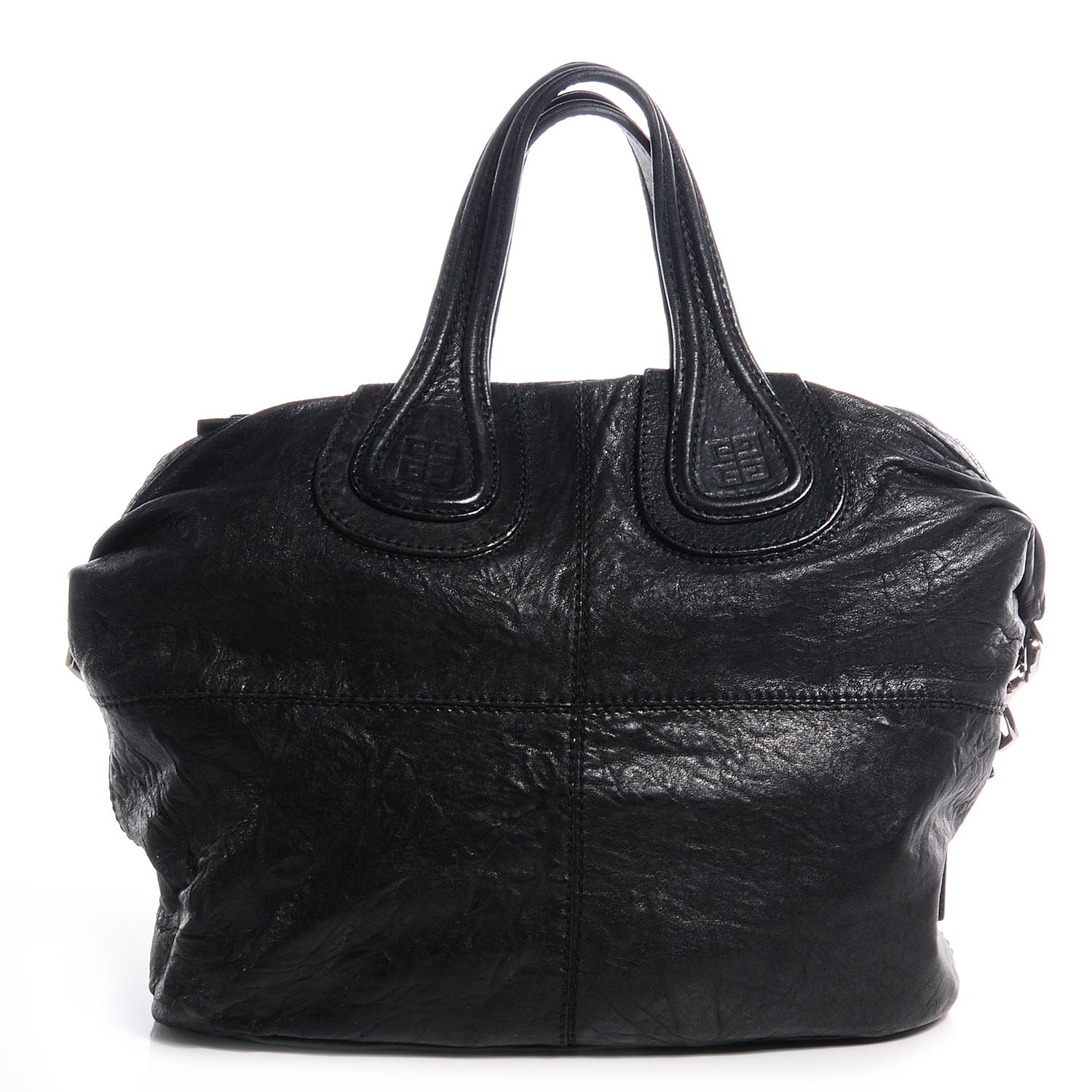 Givenchy Wrinkled Lambskin Medium Nightingale Black 1 of 12