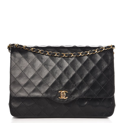 Chanel Lambskin Quilted Single Flap Black 1 of 8