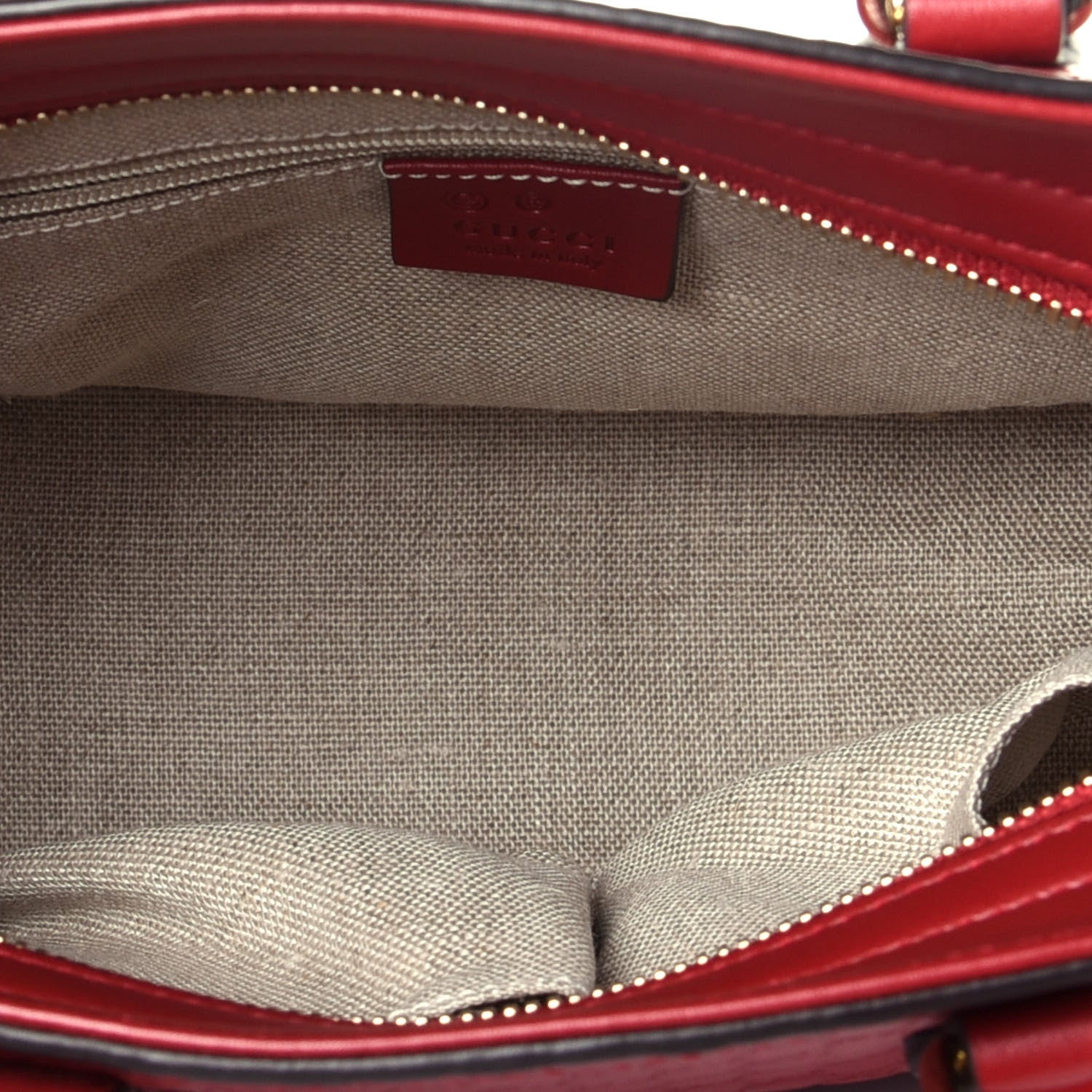 Gucci Microguccissima Small Bree Tote Red 6 of 10