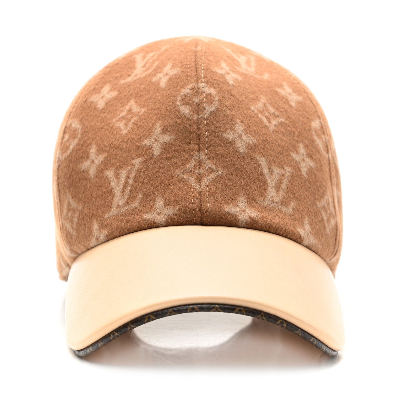 Louis Vuitton Wool Monogram Carry On Cap M Beige 3 of 10