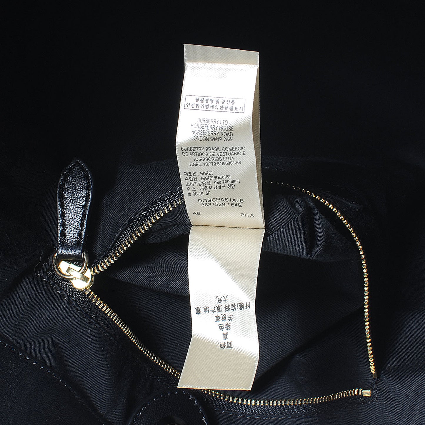 Lambskin Small Canterbury Tote Black