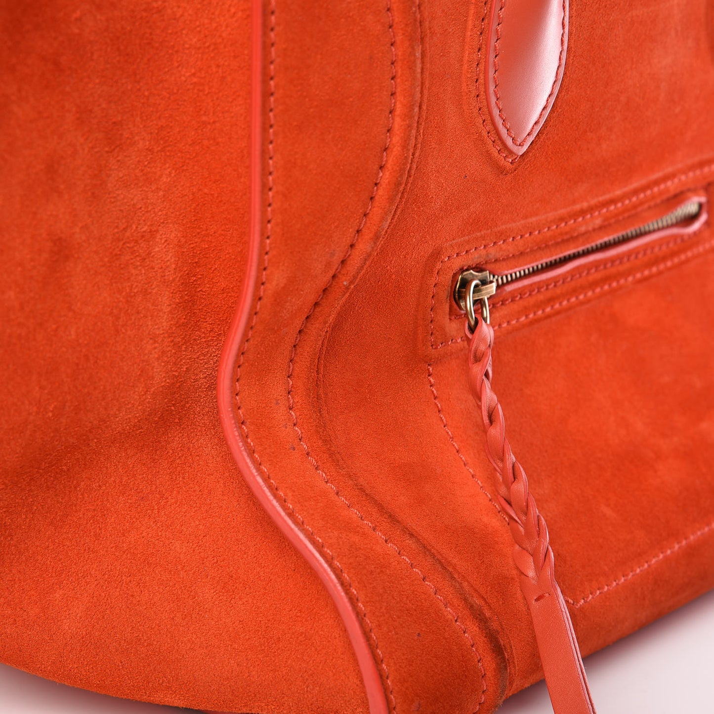 Nubuck Medium Phantom Luggage Bright Orange