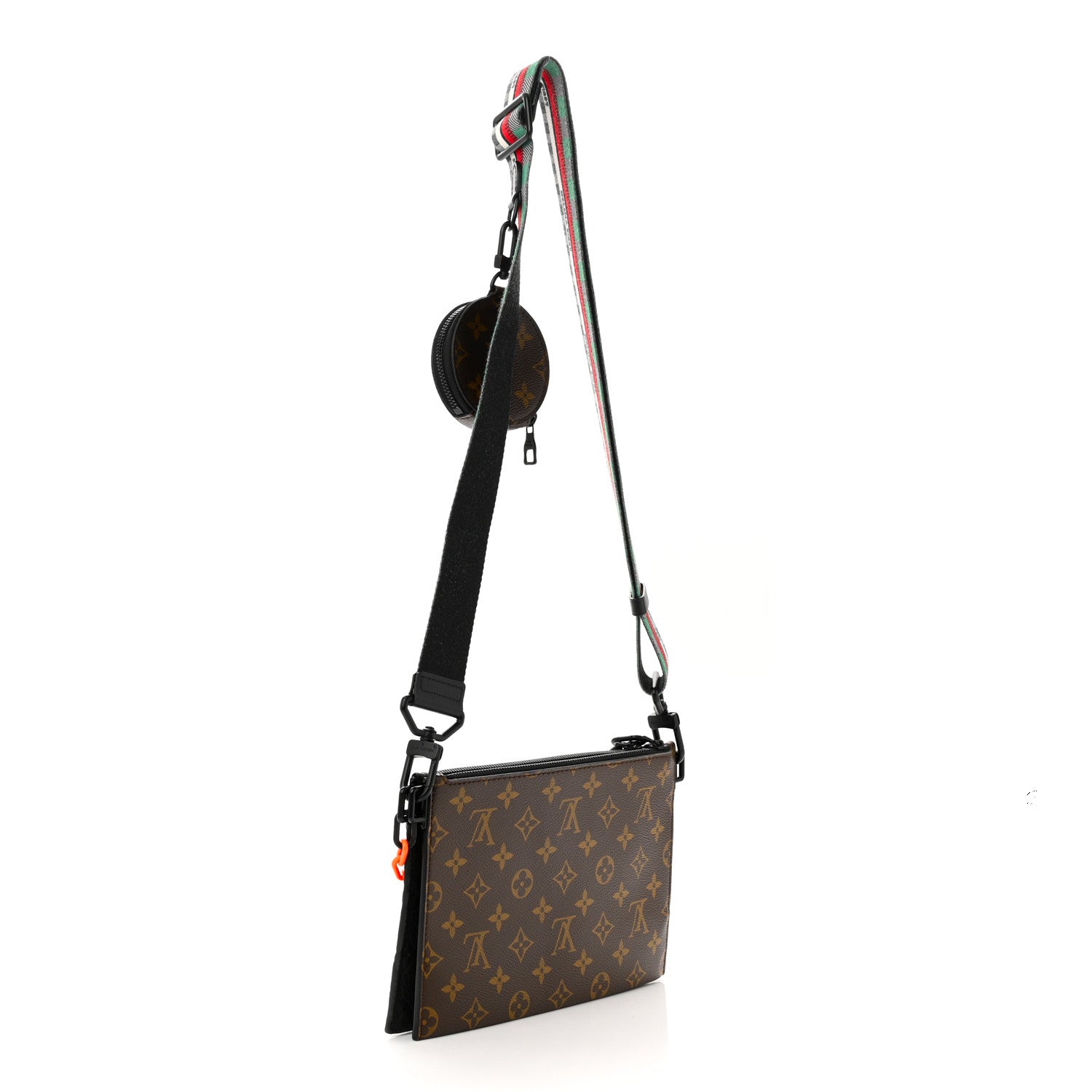 Louis Vuitton Taurillon Monogram Trio Messenger Black Multicolor 3 of 10
