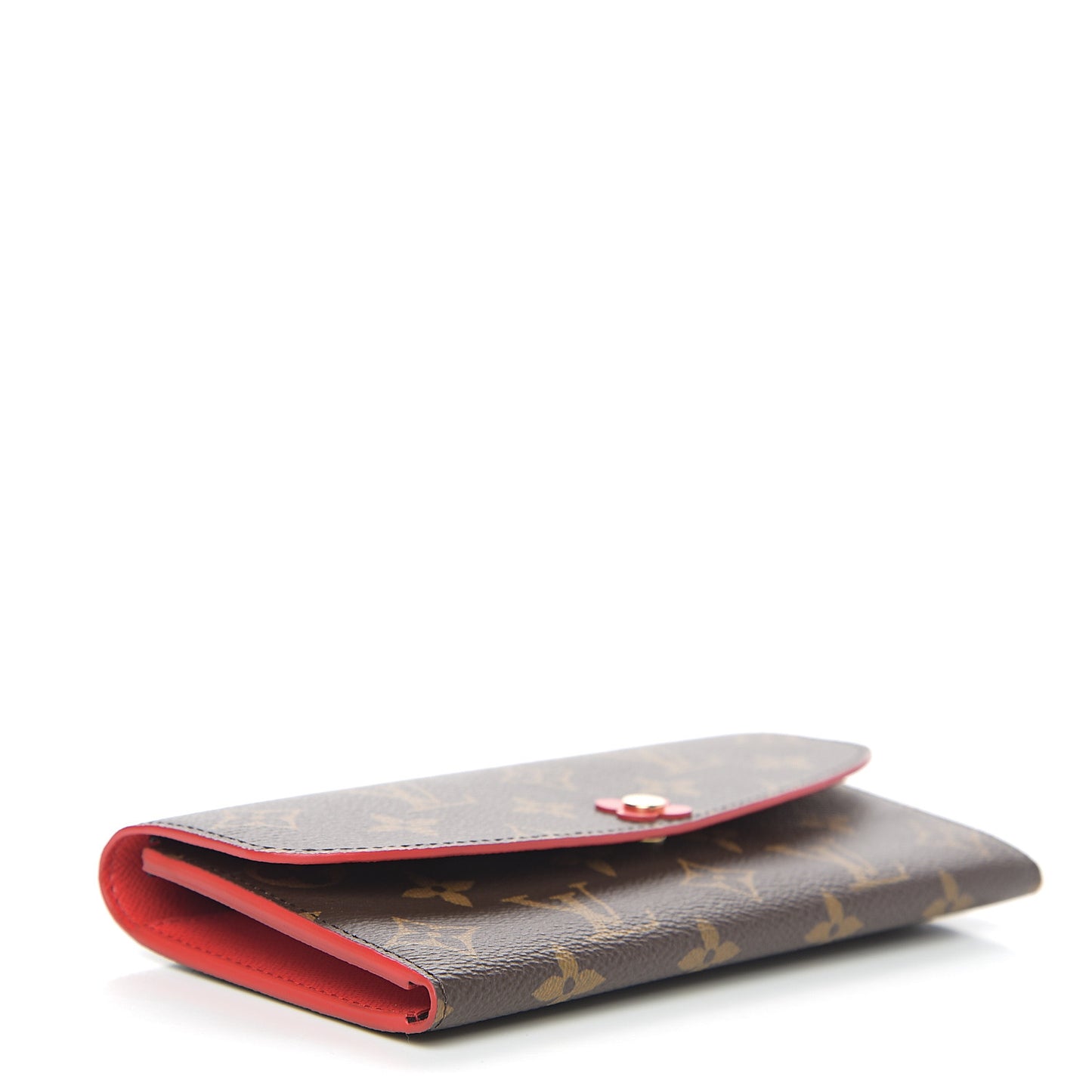 Monogram Bloom Flower Emilie Wallet Rouge