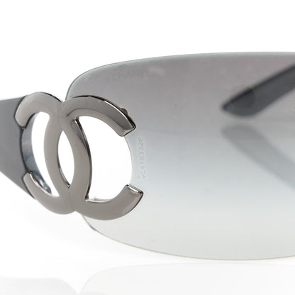 Chanel Frameless CC Logo Sunglasses 4125 Black 7 of 8
