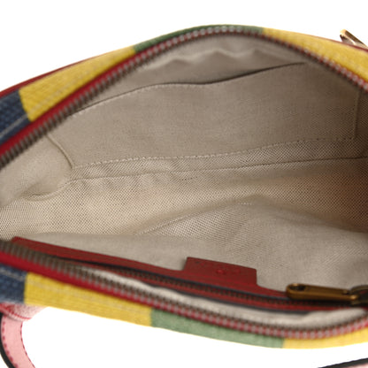 Gucci Canvas Marley Stripe Script Logo Gucci 80 32 Belt Bag Multicolor 5 of 11
