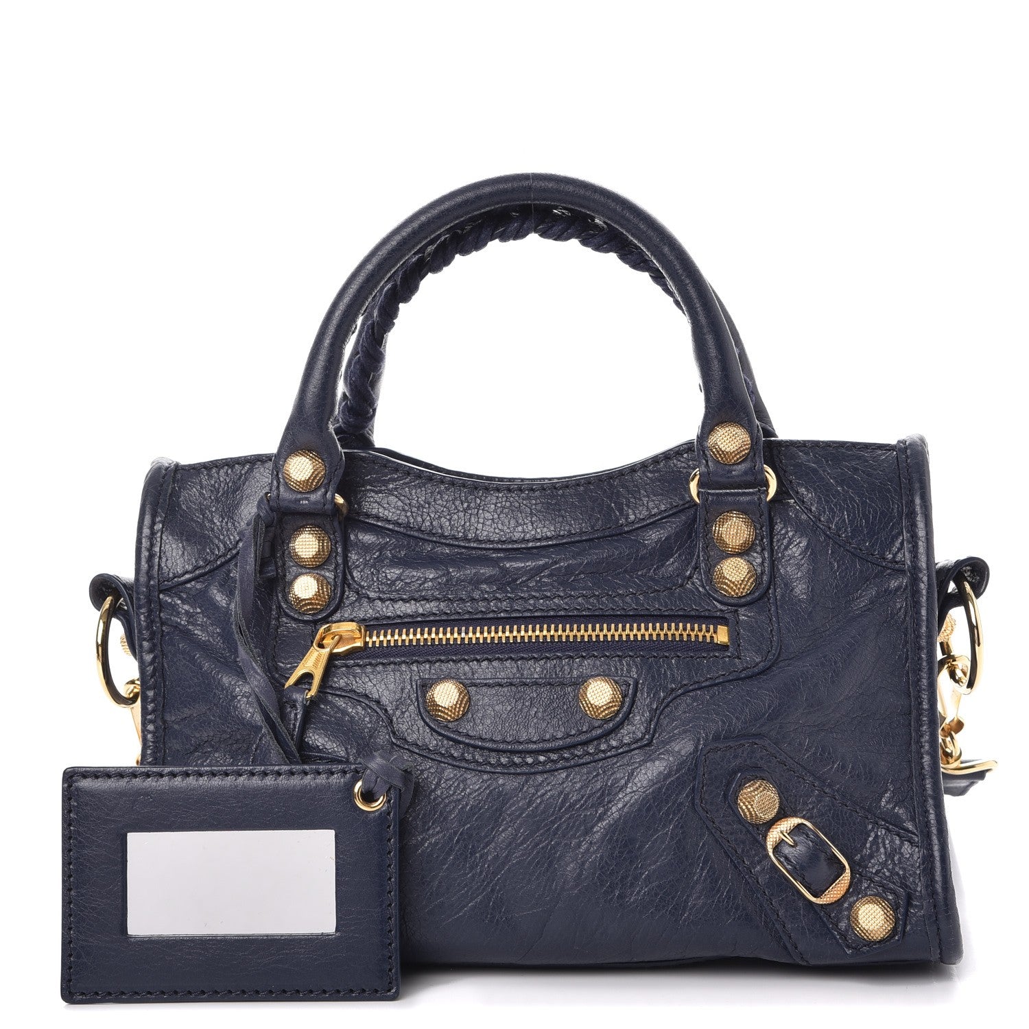 Balenciaga Agneau Giant 12 Gold Hardware Mini City Gris Chartreux 1 of 9