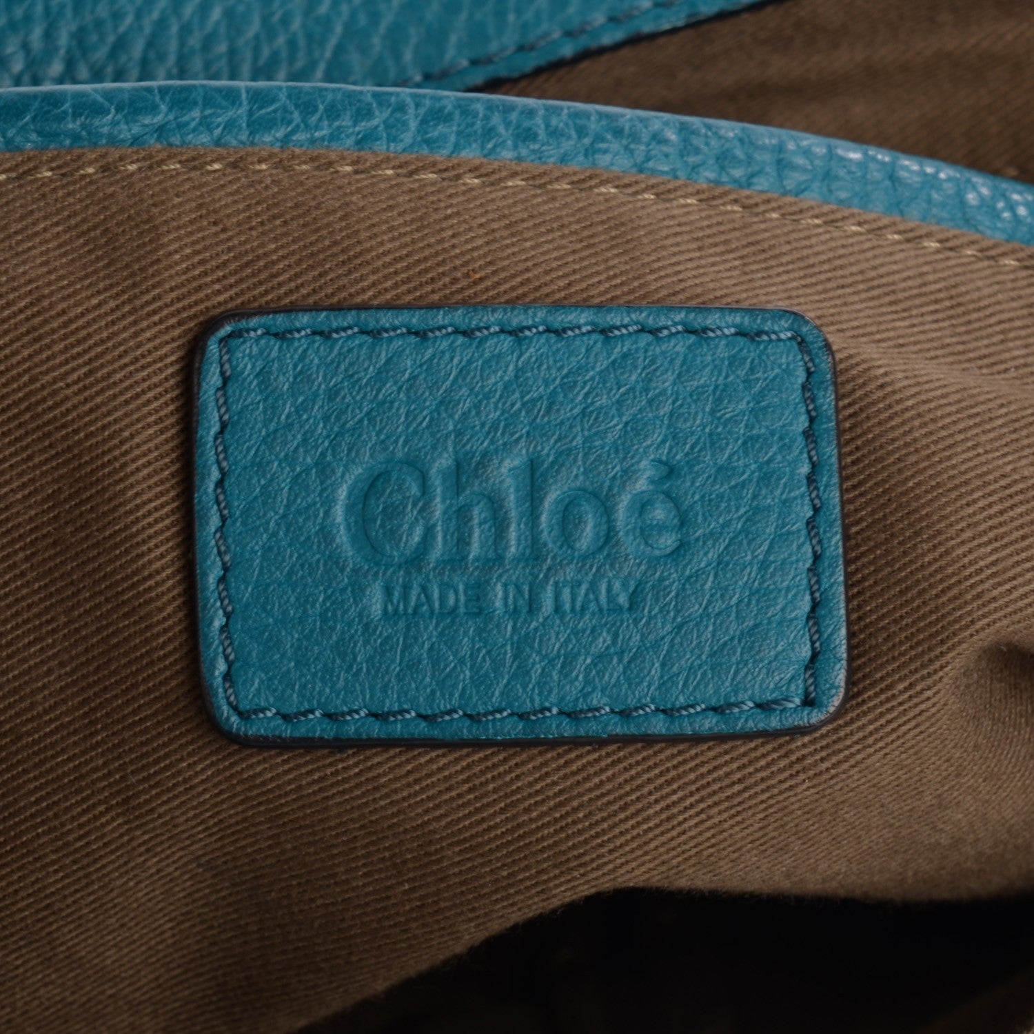 Chloe Calfskin Medium Marcie Top Handle Bag Laguna Blue 8 of 10