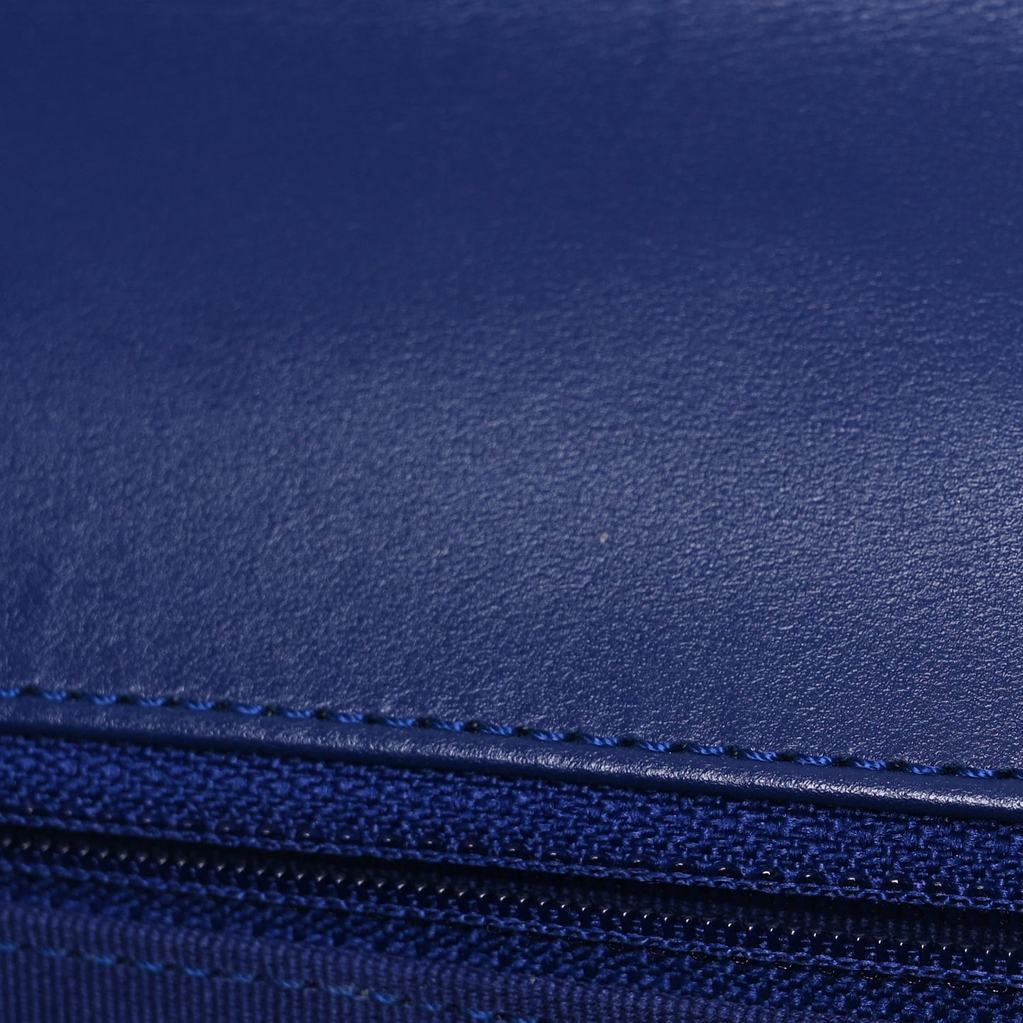 Calfskin Quilted Small Dual Handle Chain Flap Bag  Blue