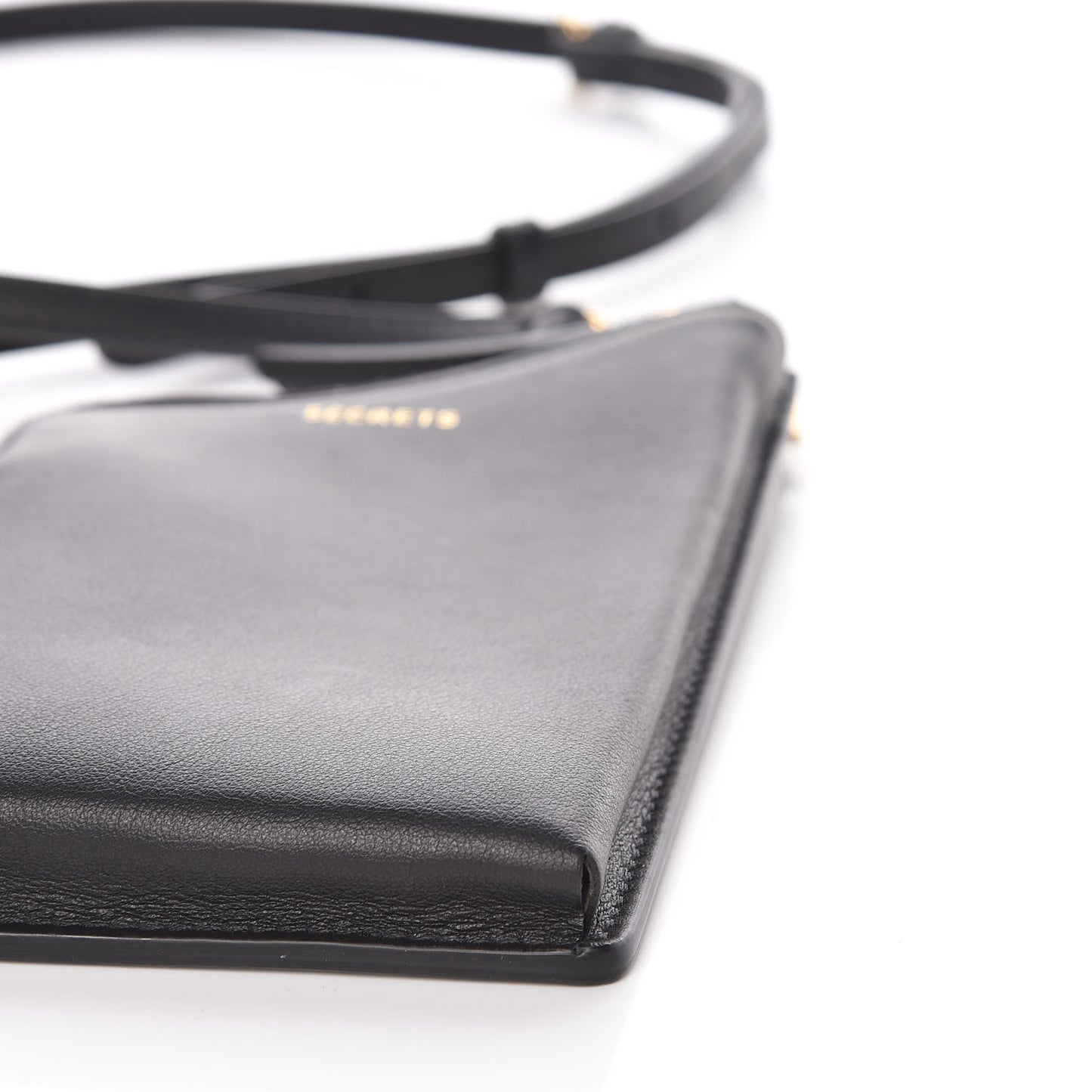 Vitello Grace 3 Pocket Mini Crossbody Bag Matte Black