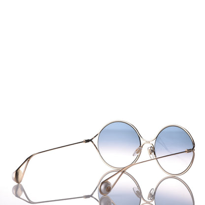 Gucci Round Pearl Tip Sunglasses GG0253S Gold 4 of 8