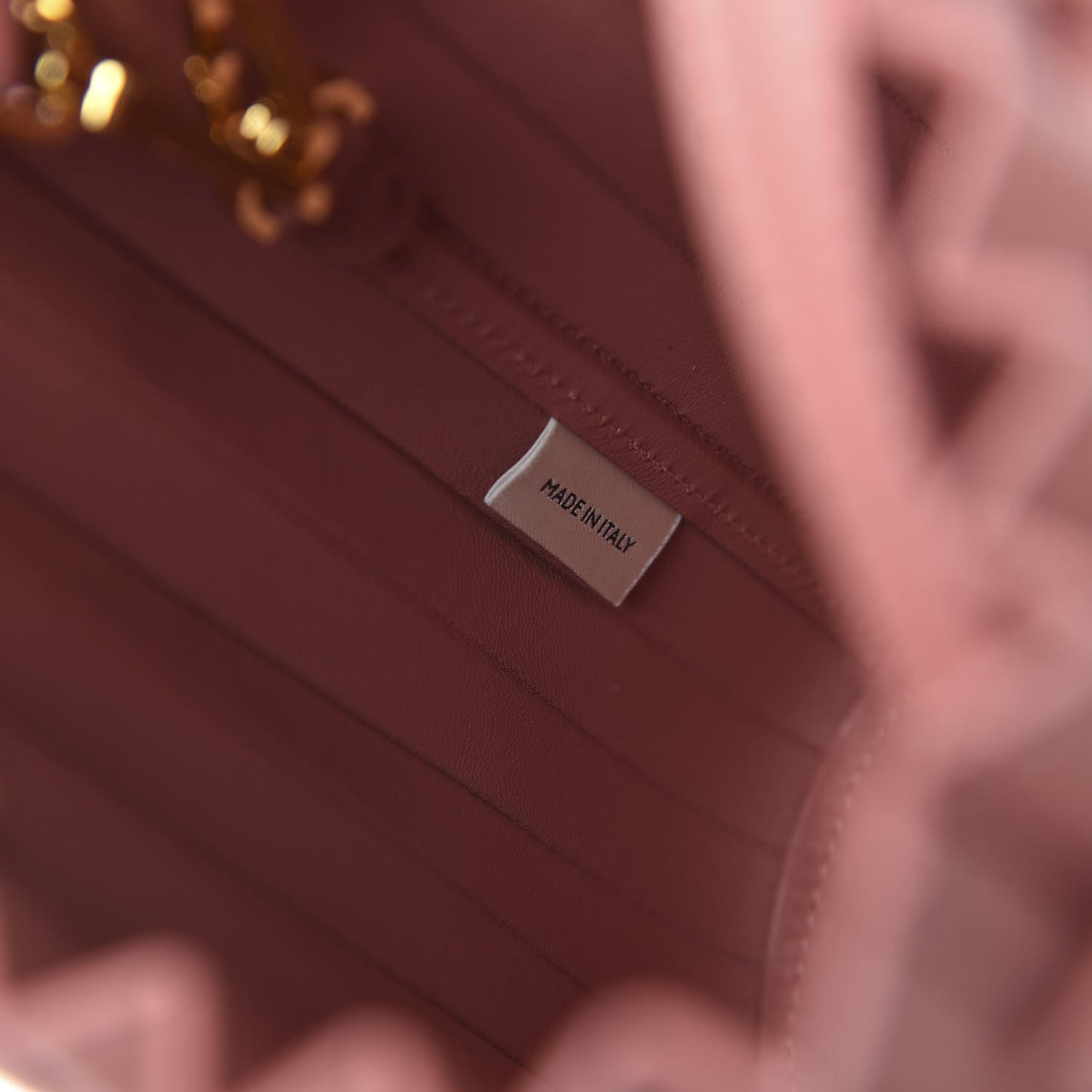 Vegetable Tanned Calfskin Pleated Mini Bucket Bag Blush