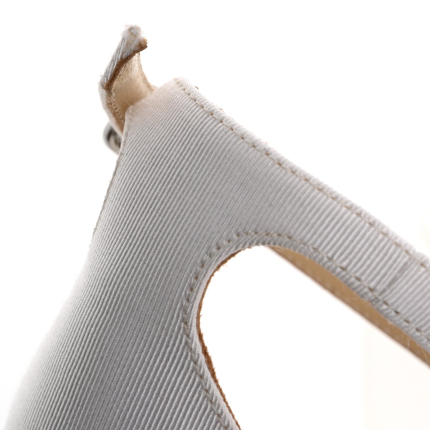 Grosgrain Asymmetric Mesh Fascinator Aveline 100 Bow Sandals 41 Latte