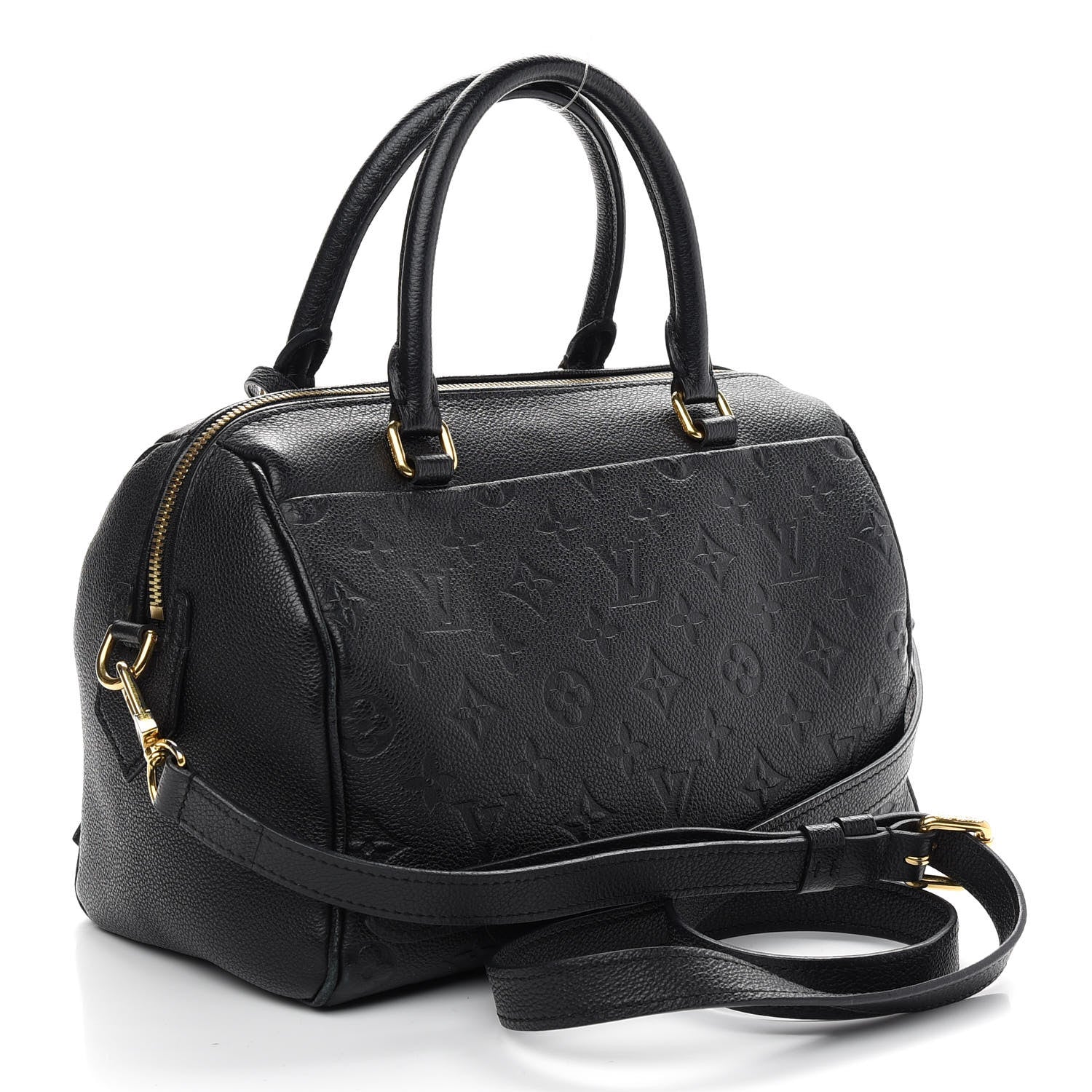 Louis Vuitton Empreinte Speedy Bandouliere 25 NM Black 3 of 8