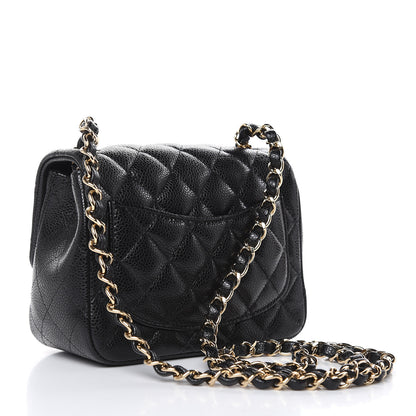 Chanel Caviar Quilted Mini Square Flap Black 3 of 9